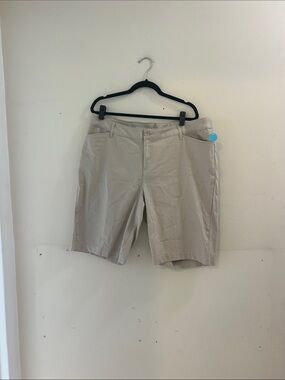 St. John's Bay Tan Bermuda Shorts